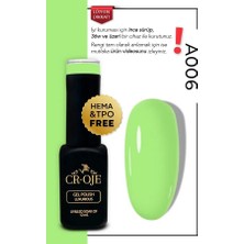 Cr-Oje Kalıcı Oje Açık Yeşil - A006 (12 ML.)