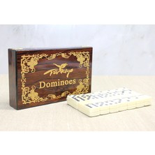 Nemere Ahşap Kutulu Domino Oyunu Model 3