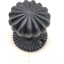 Nemere Antika Tarz Dekoratif Pirinç Açarlı Kapı Babası - 50MM, Oksit