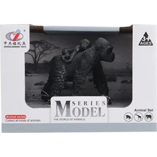 MEGA Kutulu Model Figür Hayvan Yavrulu Goril