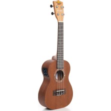 Havana HK-54EQ Elektro Concert Ukulele- Maun