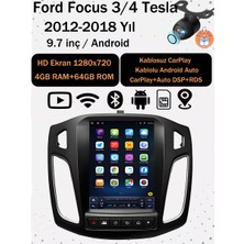 Conio Ford Focus 3/4 (2012-2018) 9.7 Inç Tesla Tarzı Ekran  4gb Ram 64GB Rom Android 14 Multimedya Navigasyon Kablosuz Carplay