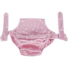 Sevi Bebe ART-152 Pembe Yıldız Kumaş Mama Sandalyesi Yükseklik Ayarlı ve Kolay Temizlenebilir