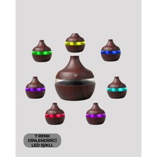 7 Renk Dinlendirici LED Işıklı Aroma Buhar Makinesi Nemere