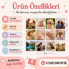 12 Adet Fotoğraflı Magnet – Kişiye Özel