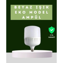 Nemere Şarjlı LED Torch Ampul 30 Watt Beyaz Işık Enerji Tasarruflu