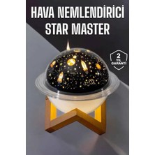 Nemere Ithalat Hava Nemlendirici Projeksiyon Görünümlü USB Bağlantılı Aromaterapi