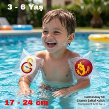 Direkstoktan Şeffaf Çocuk Deniz Kolluğu (17X24 cm | 3-6 Yaş) Galatasaray Lisanslı Ürün - Gs Transparent Arm Band