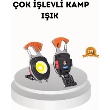 Nemere Ithalat Şarj Edilebilir Çok Amaçlı Mini Fener – Güvenlik Düdüklü, Kompakt ve Hafif Tasarım