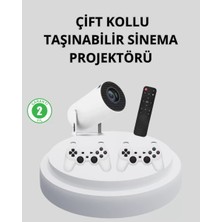 Nemere Ithalat Wi-Fi 6 ve Bluetooth 5.0 Destekli 4K Akıllı Projeksiyon Cihazı