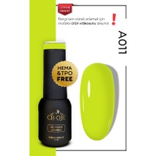 Cr-Oje Kalıcı Oje A011 - Yeşilimsi Sarı (5 ML)