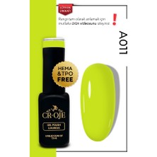 Cr-Oje Kalıcı Oje A011 - Yeşilimsi Sarı (12 ML.)