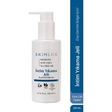 Skinlux Skınlux 200 ml Intim Yıkama Jeli Vegan ve Paraben İçermeyen Hassas Cilt Uyumlu Temizleyici
