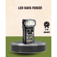 Nemere Ithalat 3’ü 1 Arada LED Far Şarj Edilebilir Sensörlü Manyetik 10 Saat Kullanım