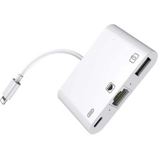 Nemere ZR461 NK107 Lightning Çoklu Ethernet Adaptör