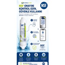 Segyhome Easywell 10 In-Line Nsf Onaylı Post Karbon Tatlandırıcı Filtre-Bağlantı Parçaları Hediyedir