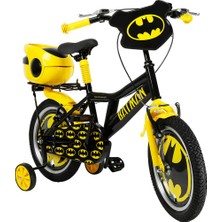 Ümit Bisiklet Batman Çocuk Bisikleti 16 Jant Vitessiz Erkek Çocuk İçin Sarı Renkli