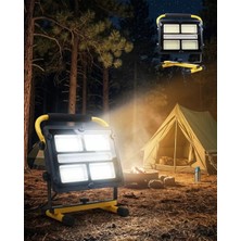 Nemere Ithalat Solar ve USB Şarjlı Güçlü LED Çalışma Lambası Ayarlanabilir Açılı Kamp Feneri