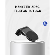 Nemere Ithalat Araç Içi Manyetik Telefon Tutucu Güçlü Klipsli ve 360 Derece Ayarlanabilir