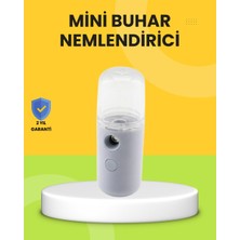 TKÇ Kablosuz Şarjlı Buharlı Nemlendirici – Enerji Tasarruflu Taşınabilir Cilt Bakım Cihazı
