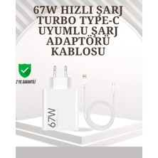 Nemere Ithalat Type-C Uyumlu 67W Turbo Hızlı Şarj Aleti Akıllı Koruma Sistemli