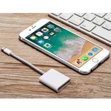 TKÇ Iphone/ipad Lightning To Sd Kart Hafıza Kart Adaptörü NK105-(5775)