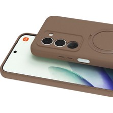 Mey Ithalat®   Redmi 15 4g Regal Magsafe Standlı Kapak - Çöl Titanyum