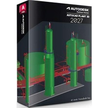 Autodesk AutoCAD Plant 3D 2027 (Windows) - 1 Pc 3 Yıl Full Sürüm
