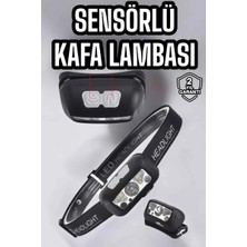 Nemere Ithalat Kafa Lambası Kamp Lambası Sensörlü Şarjlı Ayarlanabilir