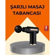 Nemere Ithalat Şarjlı Kas Masaj Aleti 6 Kademe 4 Başlık Derin Doku Ems Titreşim Sporcu Masaj Tabancası