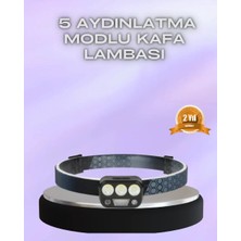 Nemere Ithalat El Hareket Sensörlü LED Kafa Feneri 5 Mod Ayarlanabilir