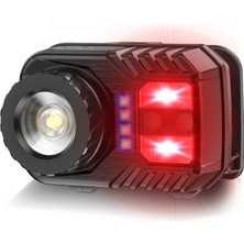 Nemere Peakstar PS-571 Sensör Xpg Cob LED USB Şarj Edilebilir Lityum Pilli Zoomlu Kafa Lambası
