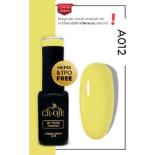 Cr-Oje Kalıcı Oje A012 - Light Butter Yellow (12 ML.)