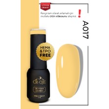 Cr-Oje Kalıcı Oje A017 - Somon Sarı (5 ML)