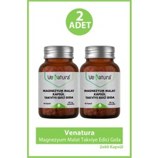 Venatura Magnezyum Malat Takviye Edici Gıda 60 Kapsül 2 Adet