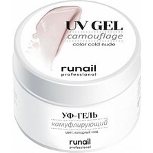 Runail 15GR UV Gel Protez Tırnak için Beyaz Renk Tonu ile Hızlı Polimerizasyon Özelliği