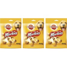 Pedigree Markies Bisküvi Köpek Ödül Maması 150 gr x 3 Sağlıklı ve Lezzetli Ödül