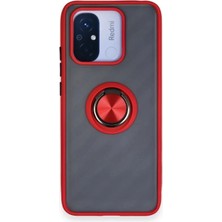 Colezium 12C Kılıf Montreal Yüzüklü Kapak - Kırmızı