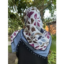 Sümeyye Çeyiz El Emeği Boncuk Oyası Yazma Tülbent Yemeni El Işi Boncuklu Yazma 100X100 cm