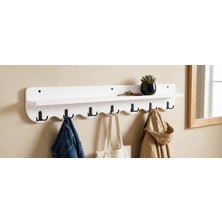 Emr Mobilya 120 cm Desenli Oval Kesim Duvara Monte Askılık