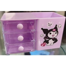 Ada Çanta Kırtasiye Karakter Figürlü Masaüstü Çekmeceli Plastik Kalemlik Organizer (14CM*8CM) ZE85006822