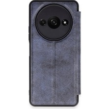 Colezium A3 4g Kılıf Flip Cover - Lacivert