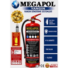 Megapol 6 kg Tozlu Yangın Söndürme Cihazı