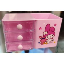 Ada Çanta Kırtasiye Karakter Figürlü Masaüstü Çekmeceli Plastik Kalemlik Organizer (14CM*8CM) ZE85006933