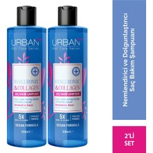 Urban Care Hyaluronic & Collagen Ekstra Dolgunlaştırıcı Saç Bakım Şampuanı-350 ml-vegan x2