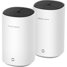 Mercusys Halo E85X (2-Pack) | AX3000 Wi-Fi 6 Mesh Sistemi | 3000 Mbps | Fiber Uyumlu | Çift Bant | Kesintisiz Dolaşım | 3 Adet Gigabit Port | Çoklu Cihaz Desteği | Mobil Uygulama ile Kolay Kurulum