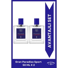 Aqua Di Polo 1987 Gran Paradiso Sport EDP Erkek Parfüm Seti 50 ml 2 Adet | Narenciye, Odunsu | Deniz Notaları