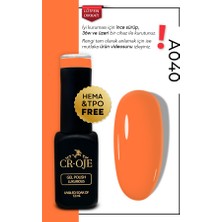 Cr-Oje Kalıcı Oje A040- Açık Turuncu (12 ML.)