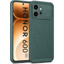 MobaxAksesuar Huawei Honor 600 Kılıf Karbon Silikon Case