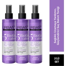 Urban Care Expert Biotin ve Kafein Dökülme Karşıtı Tonik Seti 3x200ml Set-vegan